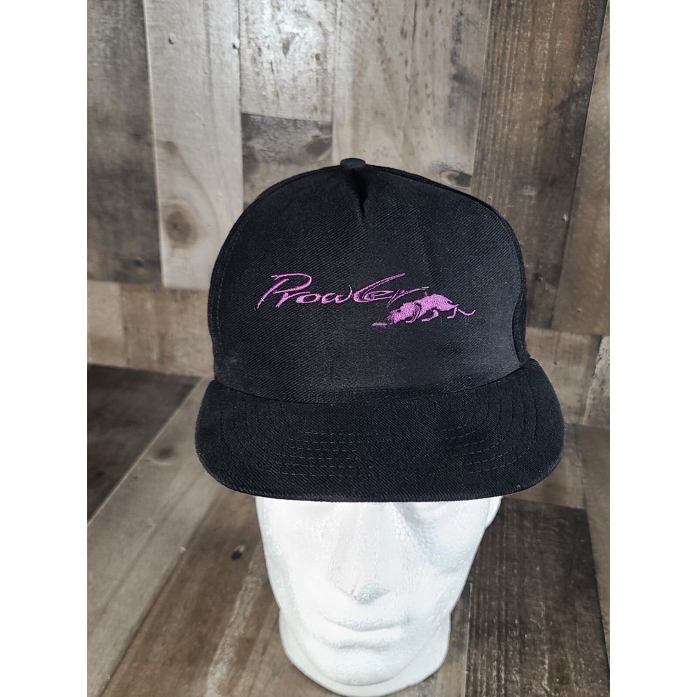 Vintage Black Prowler Car Hat Nomad Brand SNAPBACK 90s